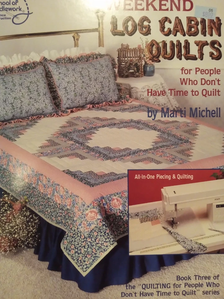Log Cabin Quilt Pattern Book Easy Log Cabin Quilt Patterns Book - Image 1 of 4