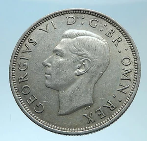 1939 Great Britain United Kingdom UK GEORGE VI Silver Half Crown Coin i78092 - Picture 1 of 3