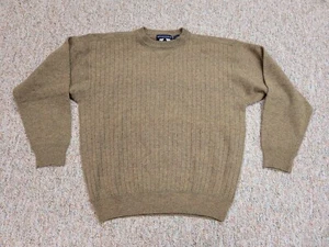 Woods & Gray Pullover Herren Large Beige Fisherman Lodge Lammwolle Pulli Outdoor - Bild 1 von 15