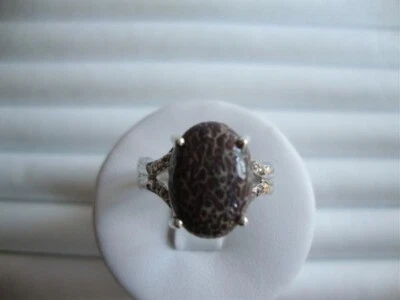 Anello in Argento con Quarzo Dinosauro - Immagine 1 di 2