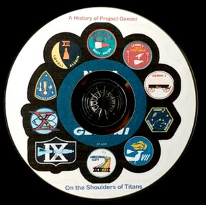 NASA'S On the Shoulders of Titans- A History of Project Gemini PDF pages on DVD - Picture 1 of 8