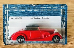 Vtg 1978 Tomica Tomy 1937 Packard Coupe Roadster 1/72 Scale Red Japan - Picture 1 of 6