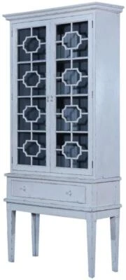 Bella China Cabinet with Decorative Glass Doors - Image 1 of 4