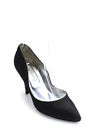 Helene+Arpels+Womens+Pointed+Toe+Striped+High+Heel+Pumps+Black+Size+383.5