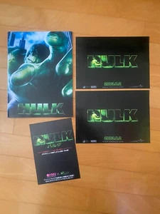 THE HULK Japón LIBRO DE PRENSA programa mini-pósters ERIC BANA Ang LEE Avengers MARAVILLA - Imagen 1 de 14
