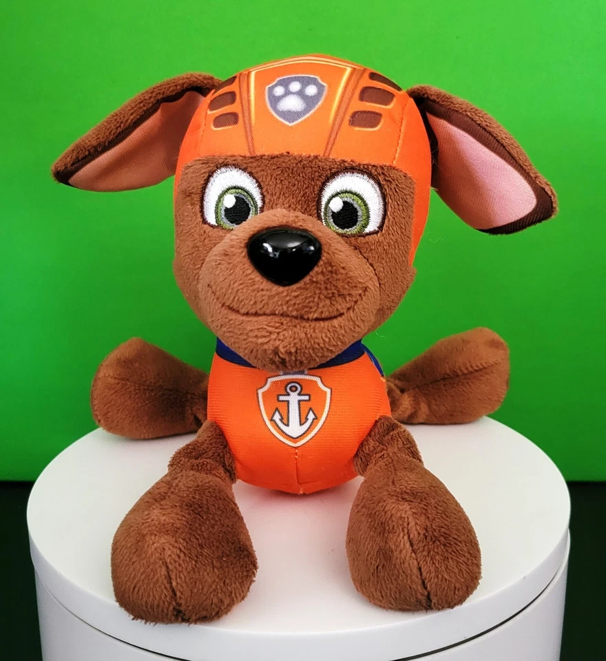 Paw Patrol ZUMA 6" Peluche Perro Naranja Marrón Spin Master Juguete de Peluche Foto 1 de 4