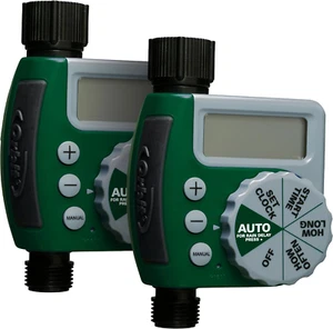 2-Pack 1-Outlet Programmable Digital Hose Watering Timer - Picture 1 of 12