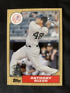 2022 Topps Series 1 - 1987 Topps Baseball 35th Anniversary Anthony Rizzo #T87-58 - Picture 1 of 2