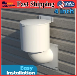 Dryer Vent Cover 4 Inch - Outdoor Dryer Vent Cover Natural Energy Saving, Dryer - Picture 1 of 10