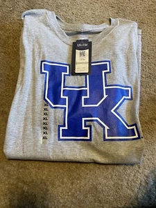UK Tshirt - grau mit blauem Logo Größe XL - Bild 1 von 1