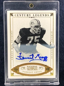 2012 National Treasures FORREST GREGG Century Legends AUTO SP /25 Packers HOF - Picture 1 of 2