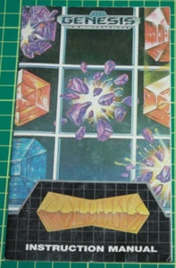 Sega Genesis Manual: Columns - Picture 1 of 2