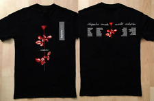 Vtg DEPECHE MODE World Violator Concert Cotton All Size Unisex Black Shirt A1822