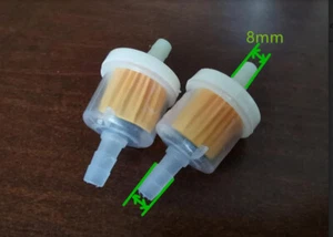 5pcs Gas Fuel Filter For Honda Motorcycle Moped ATVs 8mm - Picture 1 of 2