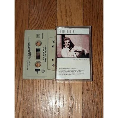 EDDIE MONEY Can't Hold Back CT40096 Cassette Tape tested 1986 - Image 1 of 4
