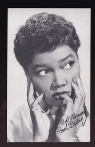 Tarjeta Arcade Pearl Bailey 1918-1998 Actriz Cantante Hello Dolly - Imagen 1 de 2
