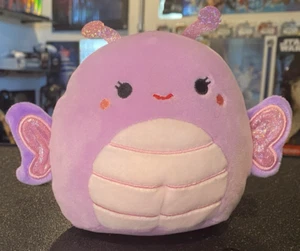 Squishmallows Official Kellytoy Brenda Purple Butterfly Plush 5 in - Picture 1 of 4