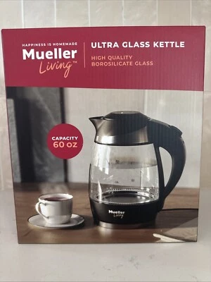 Mueller Ultra Kettle: Model No. M99S 1500W Electric Kettle with 1.8L, Clear - Image 1 of 4