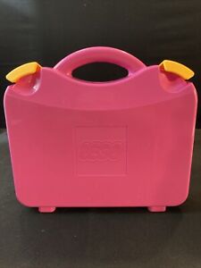 EMPTY Lego Suitcase Style Storage Box Container Case Pink 11x10 2012