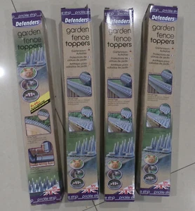 24 PIECES Fence - Wall Spikes - Deter Cats & Pests - Pigeons - Intruders - Picture 1 of 6