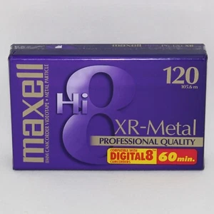 Videocámara Maxell XR-Metal 8MM cinta de video en blanco 60 minutos P6-120 XR - Imagen 1 de 7