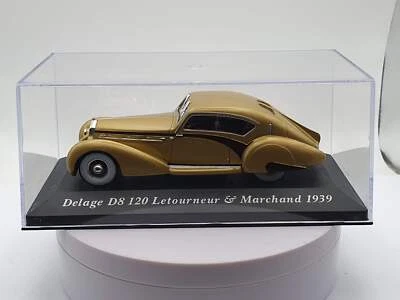 Delage D8 120 Let. March. Atlas 1/43 Oro - Immagine 1 di 2