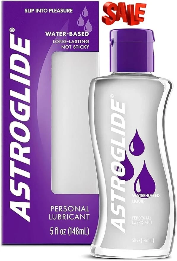 Lubricante personal líquido a base de agua Astroglide lubricante sexual hidratante, 5 fl oz Foto 1 de 4