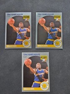 1990 Hoops Tim Hardaway (RC) lot of 3 - Picture 1 of 2
