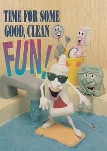 *Humor Postcard--AD--"Time For Some Good, Clean Fun!" /See Desc,/  {US2-8} - Picture 1 of 2