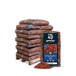 Holzhackschnitzel Rot Hackschnitzel Häcksel 5-60mm 60l x 26 Sack 1560l Palette - Bild 1 von 9