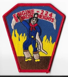 New York Fire Department (FDNY) Engine 224 Brooklyn Heights Patch V1 - Bild 1 von 2