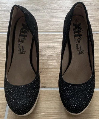 Keilpumps Xti schwarz Größe 38 - Bild 1 von 3