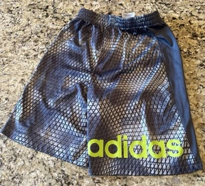 Adidas Shorts Size 7 kids boys Soccer Basketball gray YS youth small - Picture 1 of 2