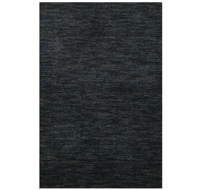 Charcoal Solid Gabbeh Modern Rug in All Size available - Image 1 of 4