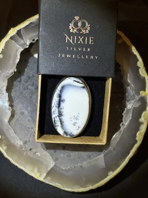 Silver Dendritic Opal Ring - Image 1 of 4