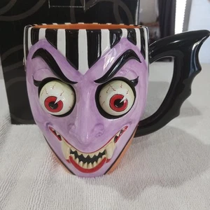 Vtg Dept 56 Dracula Mug Google Eyes Limited Edition Halloween Mug 2002 Retired - Picture 1 of 6