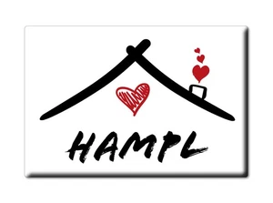 Imán de nevera Hampl apellido apellido Love San Valentín cumpleaños veneno - Imagen 1 de 9