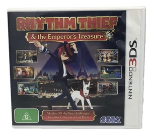 Rhythm Thief & The Emperor's Treasure Nintendo 3DS CIB Complete Mint AUS PAL - Picture 1 of 5