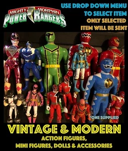 Power Rangers Actionfiguren, Minifiguren, Puppen & Zubehör Vintage & Modern - Bild 1 von 62