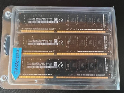 SK hynix HMT451U7AFR8C: 12Gb TOTAL (3x4GB) Kit PC3-14900E RAM (memory) - Image 1 of 2