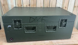 Militär Überschuss Metall Footlocker Koffer 39x22x16" grün wasserdicht Aufbewahrung - Bild 1 von 11