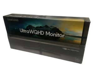 NEW Samsung 34" Class Ultrawide Monitor with 21:9 Wide Screen, S34J552WQNXZA - Picture 1 of 5