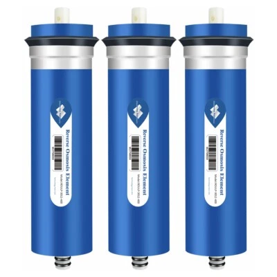 3 Pack 400 GPD RO Membrane Reverse Osmosis System Drinking Water Purifier Filter - Image 1 of 4