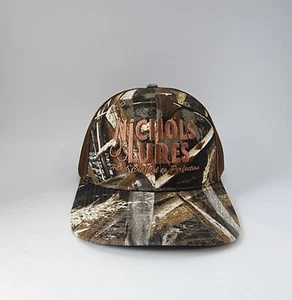 Nichols Lures Camo Mesh Snapback Cap | Fishing | Trucker Hat | Embroidered  - Picture 1 of 5