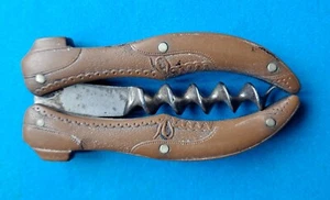 19th Century German Celluloid Folding Shoe Corkscrew - Picture 1 of 4