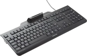 TECLADO CHERRY KC 1000 KC 1000 SC CON LECTOR DNI Y TARJETAS SEGURIDAD - Imagen 1 de 2
