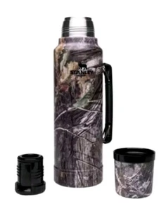 STANLEY Classic Vacuum Bottle 1.4L BOTTOMLAND Mossyoak CAMO Top CUP HUNTING ‼️ - Picture 1 of 4