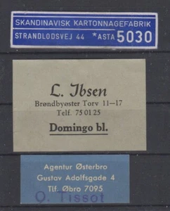 3 Vintage Return Address Labels - Picture 1 of 1