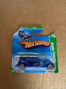 Hot Wheels 2010 Treasure Hunt Classic Packard Short Card 3/12 Blue C56 - Picture 1 of 1