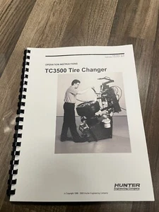Hunter Engineering TC3500 Series Tire Changer Manual - Picture 1 of 4